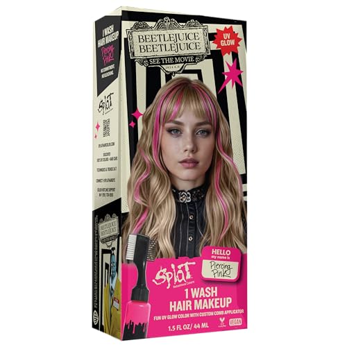 Beetlejuice Beetlejuice Splat Tinte Temporal de Cabello 1-use Rosa miniatura 1