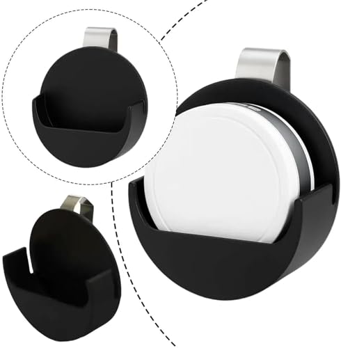 Image of 2PCS Black 3D Printed Universal Dip Can Holder for Car Visor & Belt,Lightweight Clip-On Pouch Organizer with Secure Storage-Durable Chew Can Holster Fits All Vehicles,Cars,Trucks,SUVs