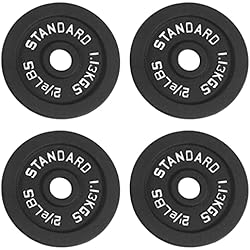 Discos Pesas 1 Pulgada BalanceFrom Placa de peso estándar de hierro fundido de 1 pulgada