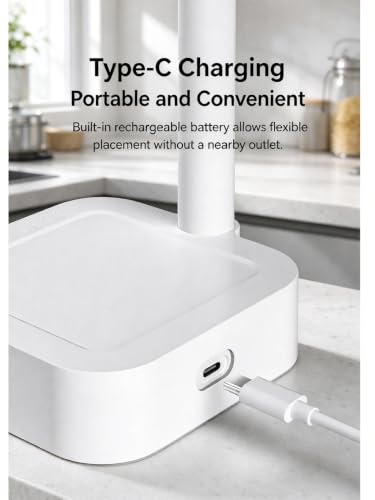 ChayWillow Electric Desktop Water Dispenser for 5 Gallon Bottle | 6-Level Water Output, Type-C Rechargeable, Low-Noise Operation, Wide Bottle Compatibility, Detachable Portable Design - image 8