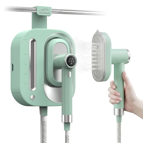 WellMall Pro-Steamer: 1550W Dual-Mode Garment & Fabric Steamer
