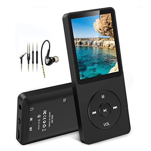 Agptek A02 8Gb Mp3 Player With Over The Ear Earbuds, Black #TOP16