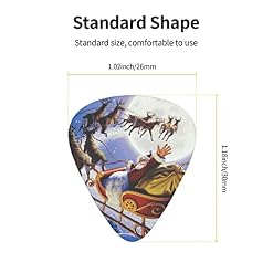 Ensemble de 12 médiators de guitare Père Noël pour guitare acoustique, guitare électrique, contrebasse, ukulélé - Les Beatles, Paul McCartney, John Lennon, RIngo Starr, George Harrison Ensemble de 12 médiators de guitare Père Noël pour guitare acoustique, guitare électrique, contrebasse, ukulélé – Image 4