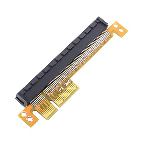 CY PCI-E Express 4x to 16x Extender Male to Female Riser Card Adapter Converter, PCIe X4 to X16 Adapter