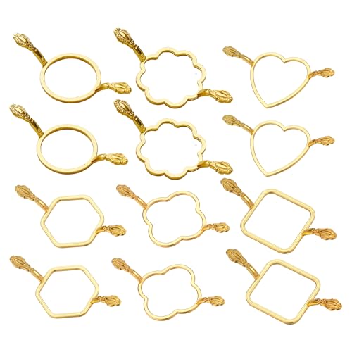 Felimoa シーリングスタンプ フレーム 封蝋 レター 封かん シーリング 6種×2個セット