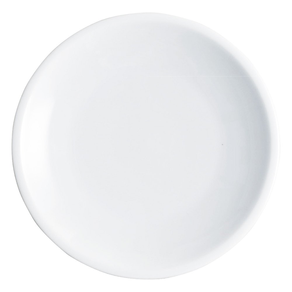 White Porcelain Plate Roma Table Top 23.5 Cm