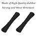 Runseaway 8PCS Bicycle Frame Protection Rubber Sleeve, Shifter Brake Cable Protector, Rubber Pipe Guides Protection Cover for Mountain MTB Road Bikes(Black)