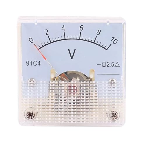 Voltmètre CC 91C4 cadran analogique 3V mini indicateur tension aiguille