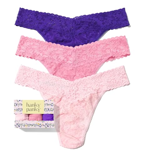 Image of hanky panky ORG THG 3PK PRNT BOX