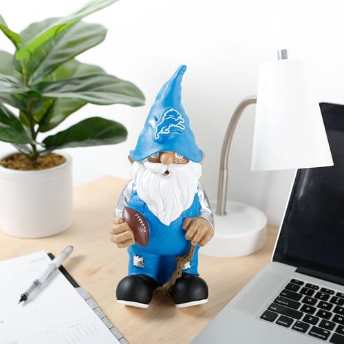 Image of NFL Resin 11.5 inch Team Logo Outdoor Garden Statue Gnome
