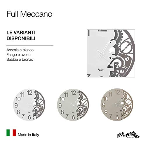 Arti & Mestieri Full Meccano - Orologio da Parete