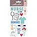 Sticko Autocollants pour scrapbooking, infirmière déposée.