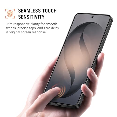 Image of DailyObjects ZeroBubble QwikInstall Privacy Screen Protector with Applicator Tray | Compatible with Samsung Galaxy S26 Ultra