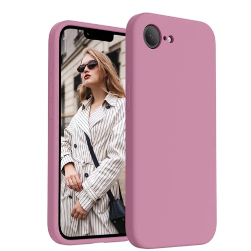Image of FireNova Magnetic for iPhone 17e Case /iPhone 16e Case, Compatible with MagSafe, [Silicone Camera Protection] Microfiber Lining Phone Case, 6.1 inch, Lilac Purple