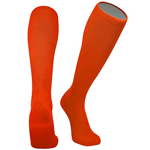 PEAR SOX All Sport Knee High Long Baseball Football Tube Socks, Orange