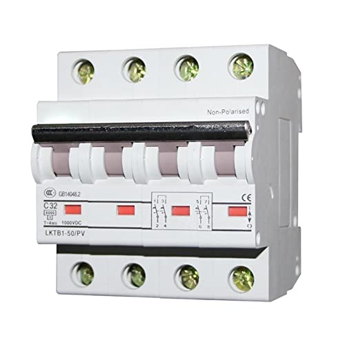 Disjoncteur MCB 25A 4P 1000V DC pour coffret de protection solaire et panneaux photovoltaïques