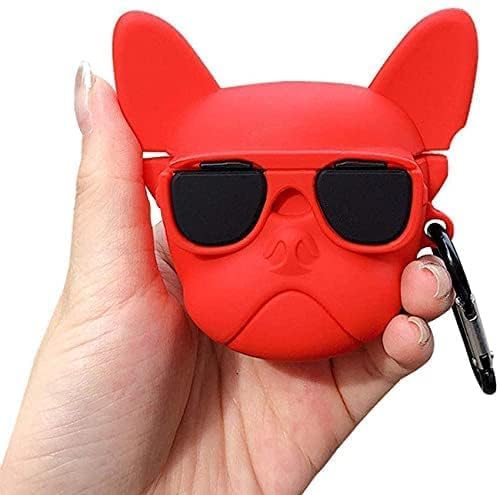 Image of Airpods Pro 2 Protective Liquid Silicone Case for AirPods (DJ Red Dog)