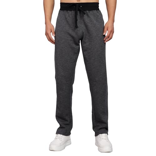 Image of fanideaz Mens Cotton Track Pants for Men Summer Night Lower Gym Trousers Travel Wear Full Length Bottoms Casual Sportswear Relaxed Fit Comfortwear Loungewear Pants