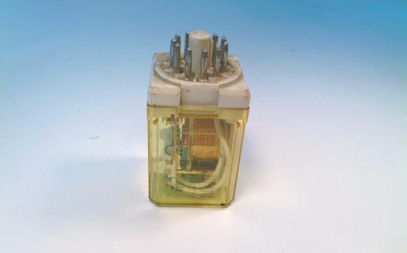 IDEC RR3PA-ULCAC120V 11 PIN Terminal, 120 VAC Coil, 3 Poles 3PDT, 50/60 HZ, Check Button W LED Indicator, Power Relay, RR Series, Rugged Industrial 10 AMP