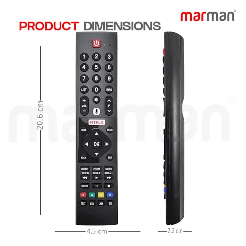 Image of marman Compatible with Panasonic Smart Tv Remote Control Suitable for 4K HDR TV Applicable for GX650S GX750T TH-50HX650K HX650 Series with Google Assistant and Streaming Apps - Pairing Must
