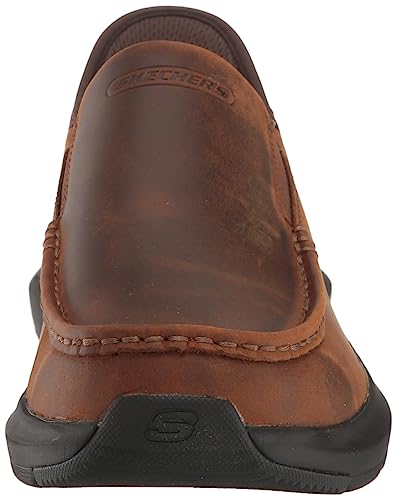 Image of Skechers Men's Moc Toe Leather Slip-ins Parson - Oswin Loafer