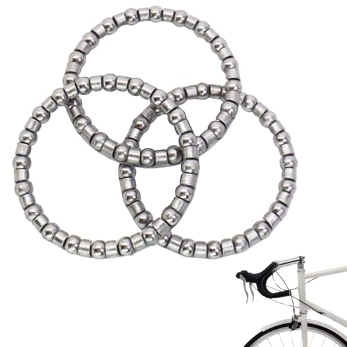 Yowfond Lot de 3 roulements à billes de cage Ø 40 mm pour pédalier de vélo - Boules de roulement de rechange compatibles avec manivelle de vélo, roue de route et lowrider - Accessoires de vélo