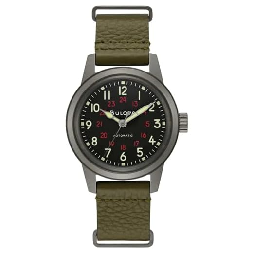 Bulova Reloj Analógico para Unisex, Adulto de con Correa en Cuero 98A255