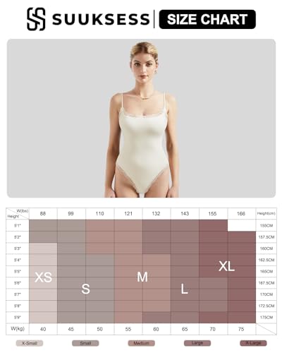 suuksess women square neck lace bodysuit sleeveless spaghetti strap tank top