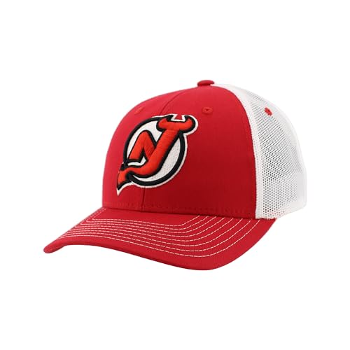 Image of ZHATS NHL Unisex-Adult NHL Officially Licensed Adjustable Snapback Hat Dakota Icon Team Color