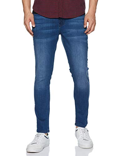 Image of Amazon Brand - Inkast Denim Co. Men's Skinny Fit Stretchable Jeans (IN-SK-138 Medium Blue 36)