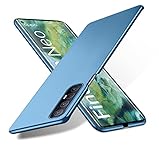 Bastmei für Oppo Find X2 Neo 5G Hülle, Ultraleicht Superdünn Kratzfest rutschfest Kameraschutz Mattierte Textur Hart PC Handyhülle Hülle für Oppo Find X2 Neo 5G (Blau)