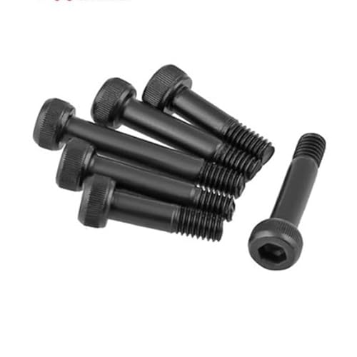 10-20 Piezas M2 M2.5 M3 M4 Grado 12,9 Tornillos de Cabeza de Copa Tornillos de Hombro hexagonales internos de Medio Diente Pernos niquelado/Negro A2 (Color : White, Size : M3x16 20pcs)