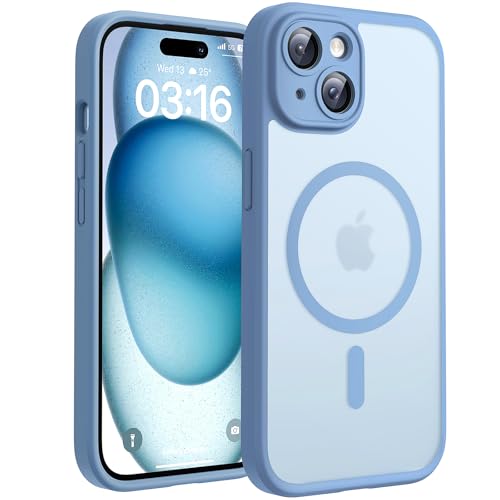 Eccellente capacità antiurto: La custodia per iPhone 15 presenta una cornice dello schermo rialzata di 2,5 mm e una cornice protettiva a 3 strati per fornire una protezione completa in caso di caduta del telefono e ridurre il rischio di graffi