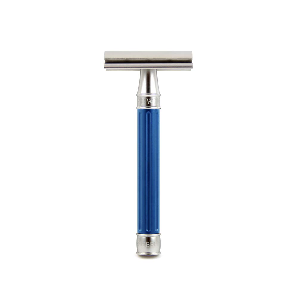 Edwin Jagger Rasoio in acciaio 3ONE6 (blu)
