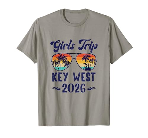 Key West Girls Trip Beach Vacation 2026 Matching Group T-Shirt