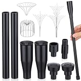 Toddmomy 8-teiliges Pilz-springbrunnen-pumpen-düsen-Set Für Teichpool Tauchpumpe Springbrunnen-zubehör Verlängerungsrohre Und Verschiedene Formen