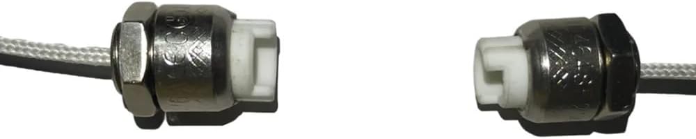 2 個の HID ランプ ホルダー、高温耐性セラミック金属 R7S ランプ ホルダー、ハロゲン チューブ/ソーラー チューブ ランプ