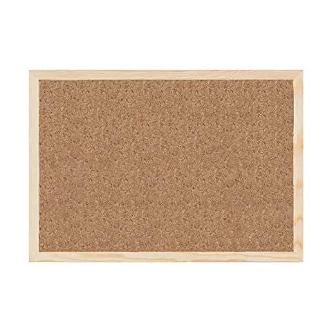Cork Bulletin Board Pine Frame Wall-mounted Pin Board Cover