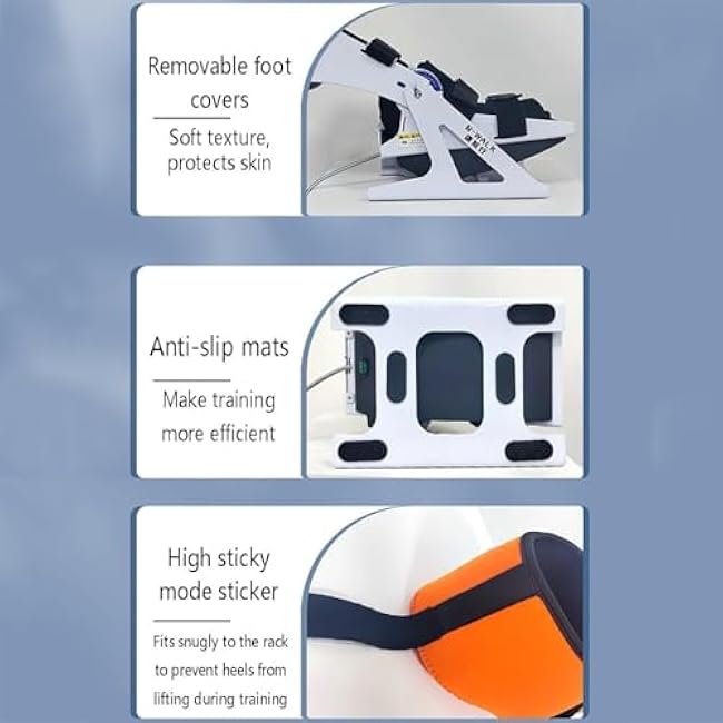 Electric Ankle Training Device, 9-Speed Angle Adjustable/Plantar Flexion (45¡ã) + Dorsiflexion (50¡ã), for Stiff Ankles/Foot Drop