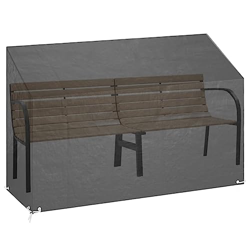 Housse pour banc de jardin en lot de 2 polyéthylène imperméable 190 cm - 6