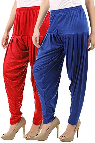 Image of Buy That Trendz Patiala Salwar for Women Viscose Patiala Pant Combo