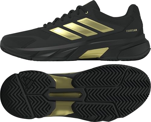 Image of adidas Womens Courtjam Control Tennis Sneakers Shoes - White
