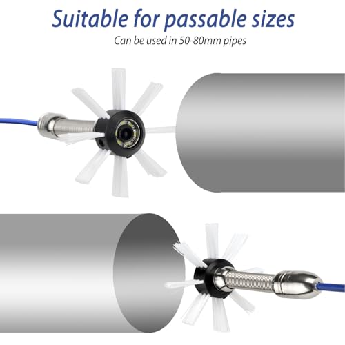 Pipe Sewer Inspection Camera Protective Cover, Plastic Sewer Camera Guide Wheel, Easy to Install Pipe Inspection Camera Accessories for 17 to 18mm Endoscope Part Accessory - Thumbnail 3