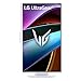 LG 32G810SA-W 32-inch Ultragear 4K UHD (3840 x 2160) IPS Gaming Monitor, 144Hz, 1ms, NVIDIA G-Sync Compatible, AMD FreeSync Premium, VESA DisplayHDR 400, HDMI, DisplayPort, USB Type-C, White
