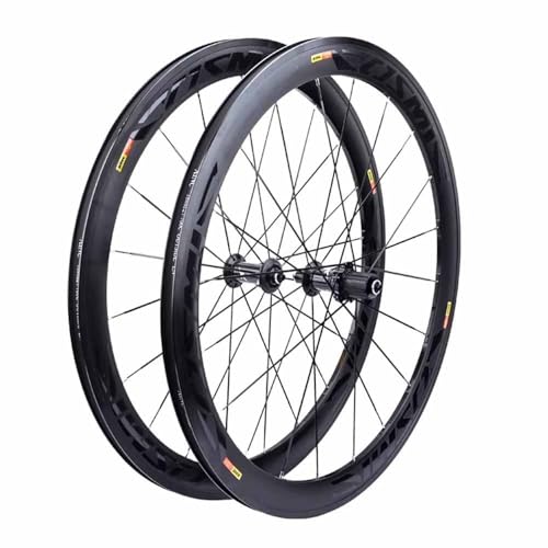 Juego De Ruedas De Cubierta De Bici De Carretera 700C Rueda De Liberación Rápida De 100/130mm, Llanta De Freno C/V De 50mm, Trinquete 36/54T Cassette De 7-12 Velocidades, F/V(54T Ratchet)