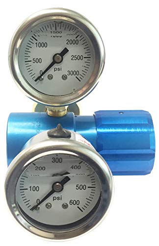 Preece Precision 3000-400A-580 High Performance Compact Aluminum Nitrogen Regulator 0-400Psi thumb #7