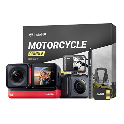 Insta360 ONE RS Twin Edition – Waterproof 4K 60fps Action Camera & 5.7K 360 Camera with Interchangeable Lenses, Stabilization, 48MP Photo, Active HDR, AI Editing