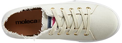 Tênis Moleca Casual Feminino, Off white, 37