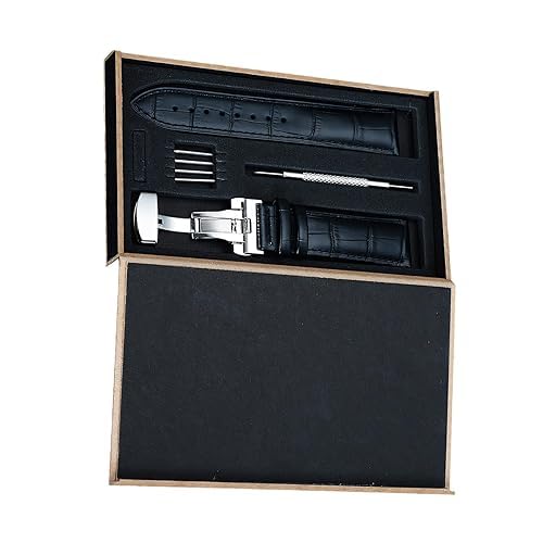 SQUISHY Watch Straps For Men, Leather Strap Watches For Man, Leather Watch Strap Replacement, Universal Interchangeable Watch Band Compatible with Multiple Watchs Models