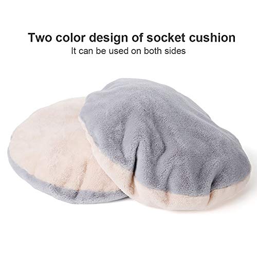 Souarts Cama de gato para animais de estimação confortável donut tapete para carinha de cachorrinho